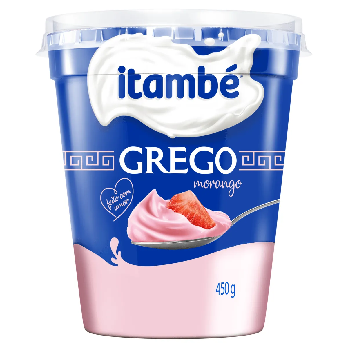 Iogurte Integral Grego Morango Itambé 450G