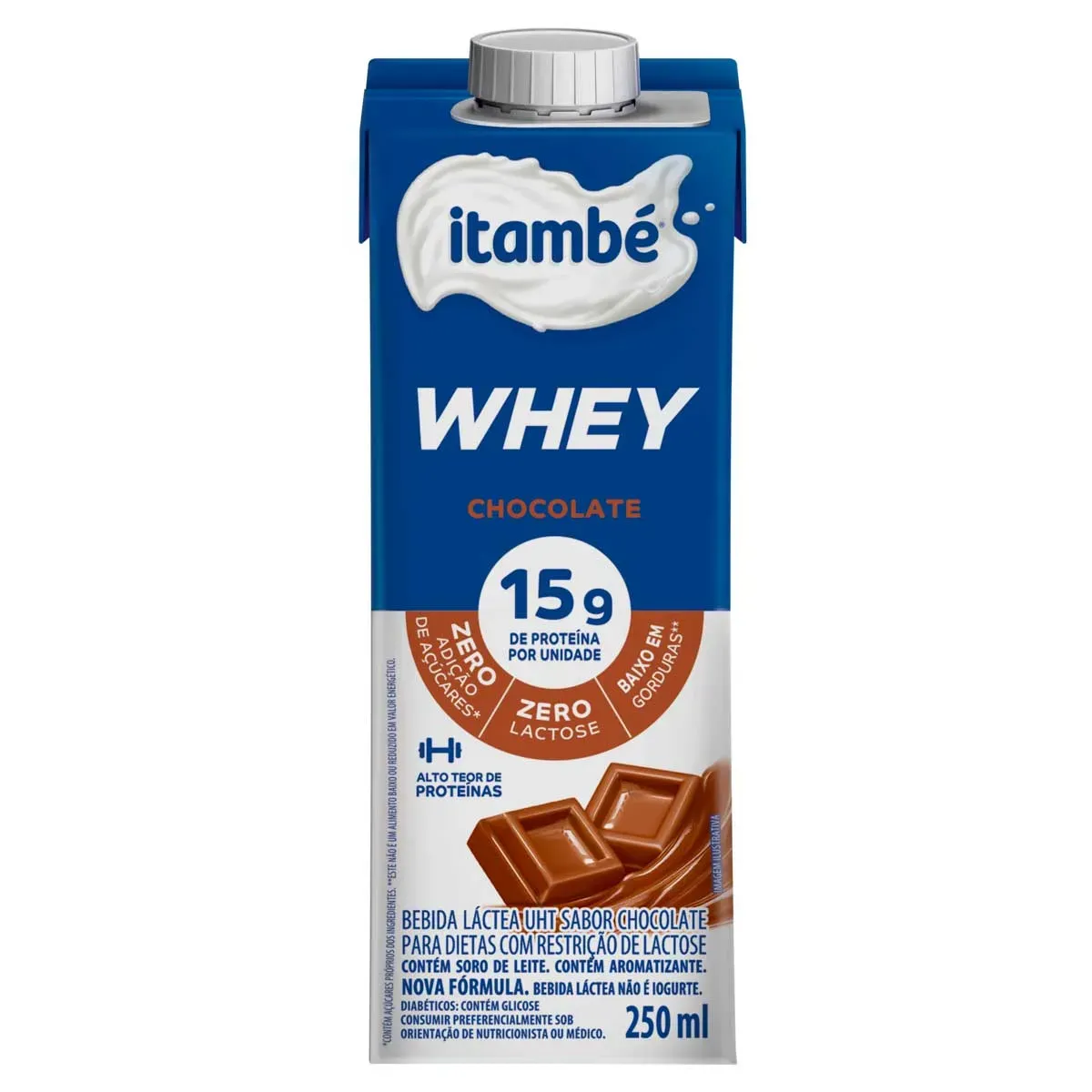 Bebida Láctea Chocolate Zero Lactose Itambé 250ML