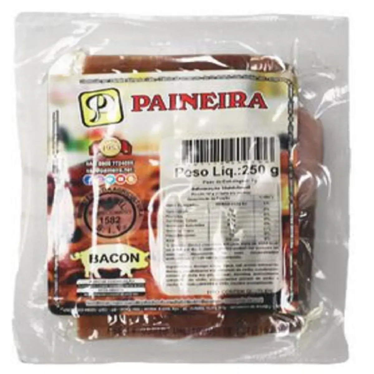 Bacon Defumado Pedaço Paineira 250G