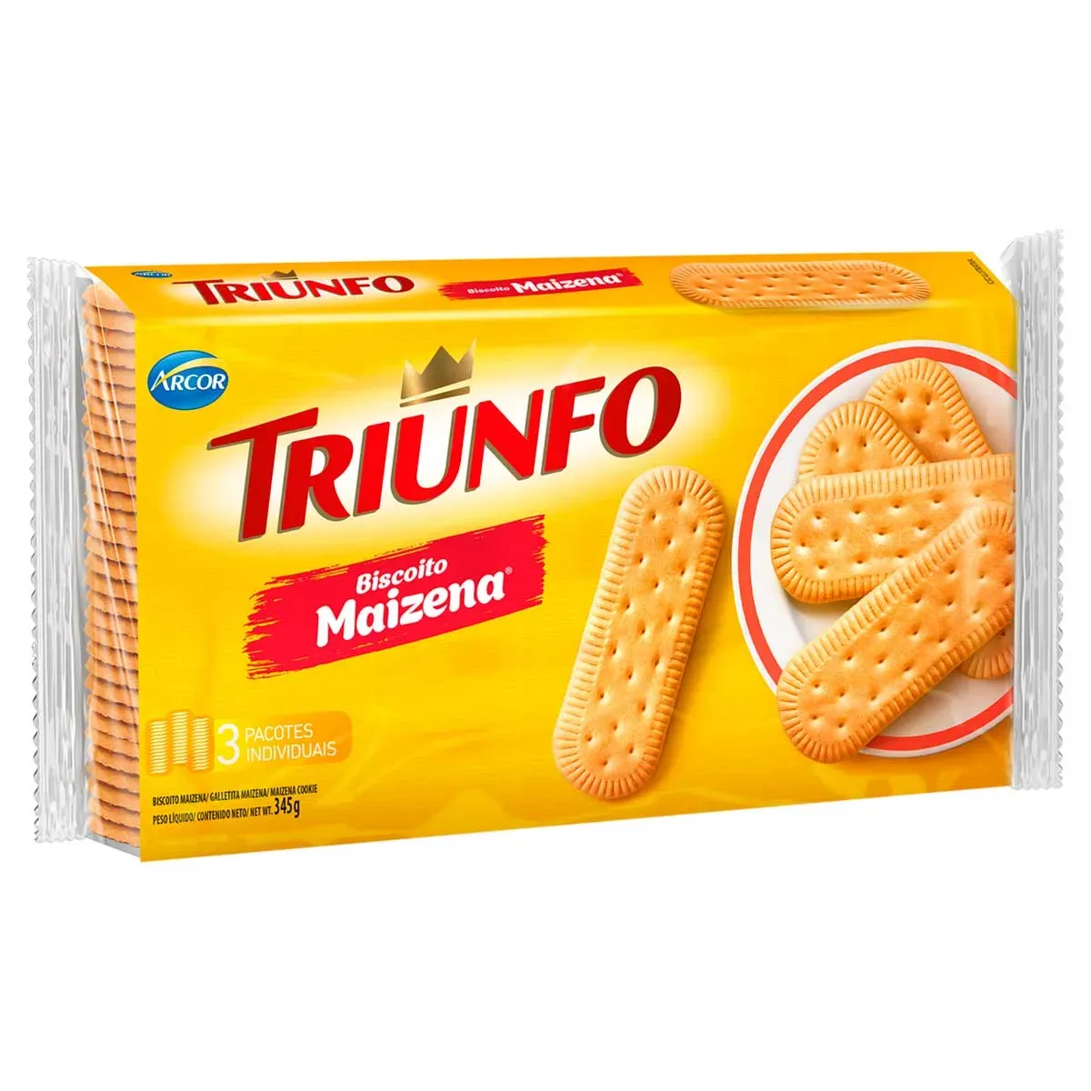 Biscoito Maizena Triunfo 345G