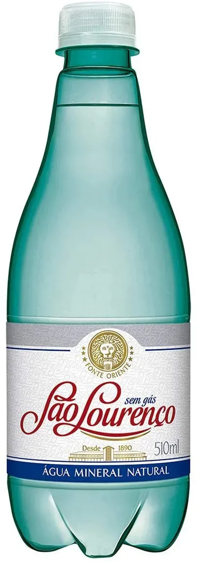 Água Mineral Natural com Gás São Lourenço 510ML
