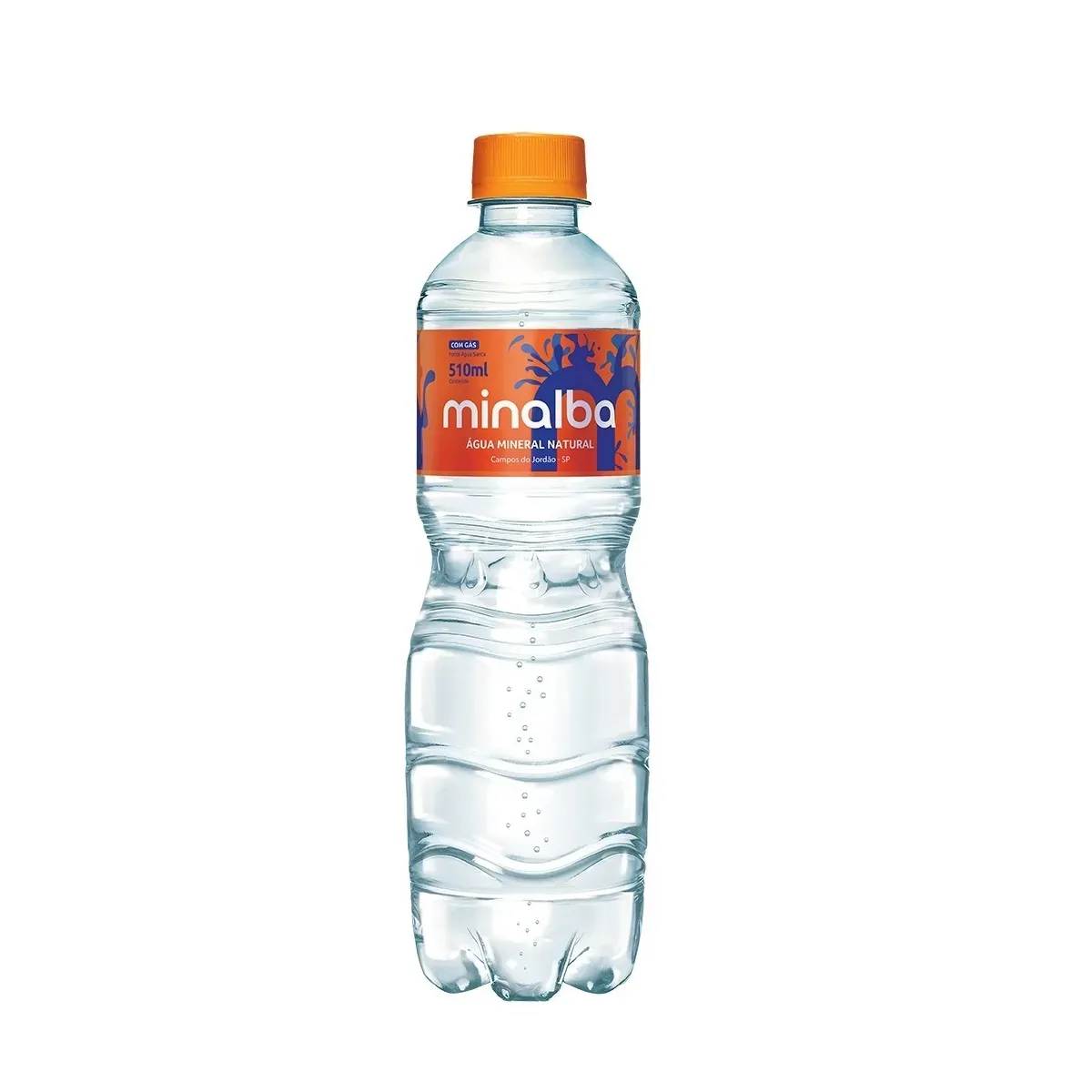 Água Mineral com Gás Minalba 510ML