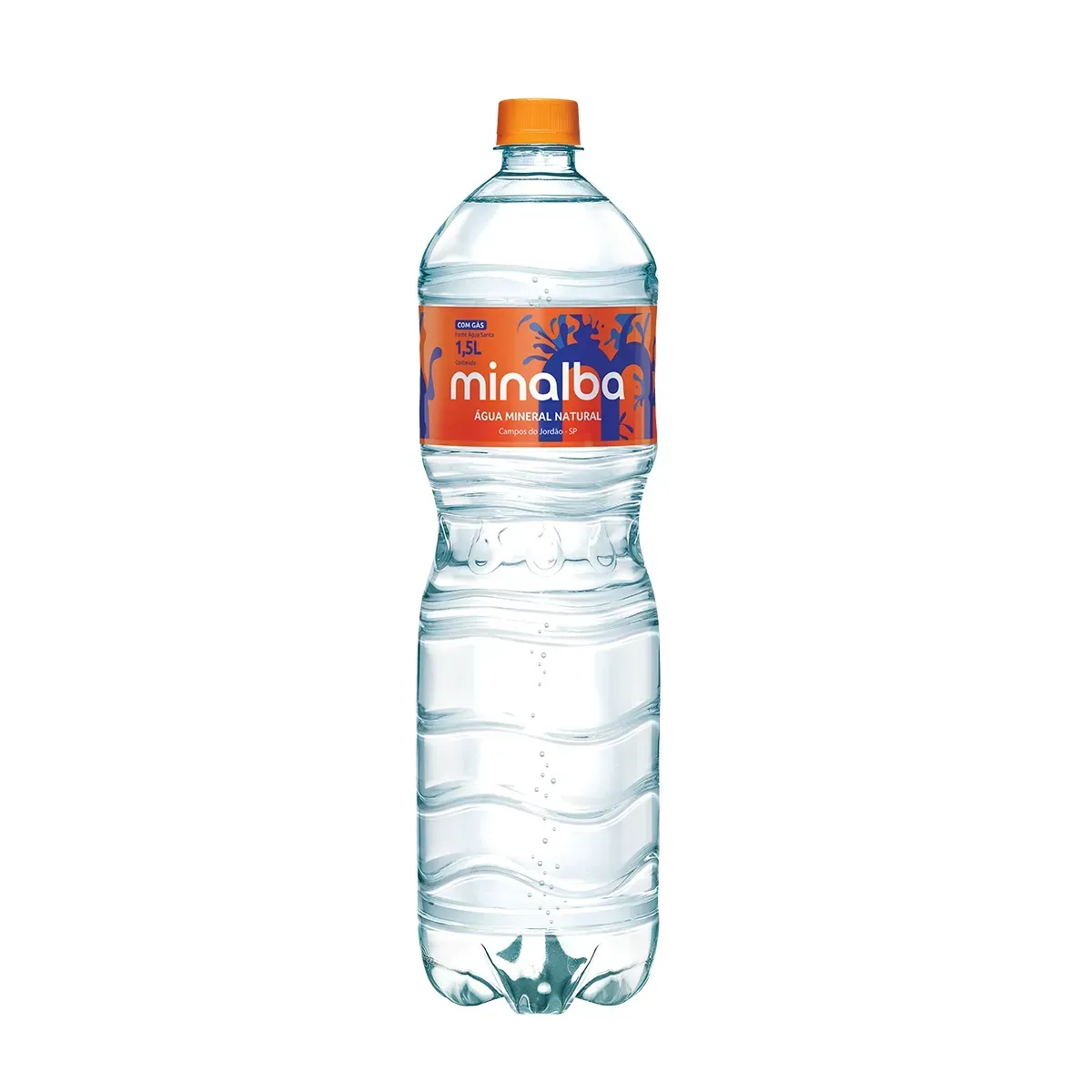 Água Mineral com Gás Minalba 1,5L