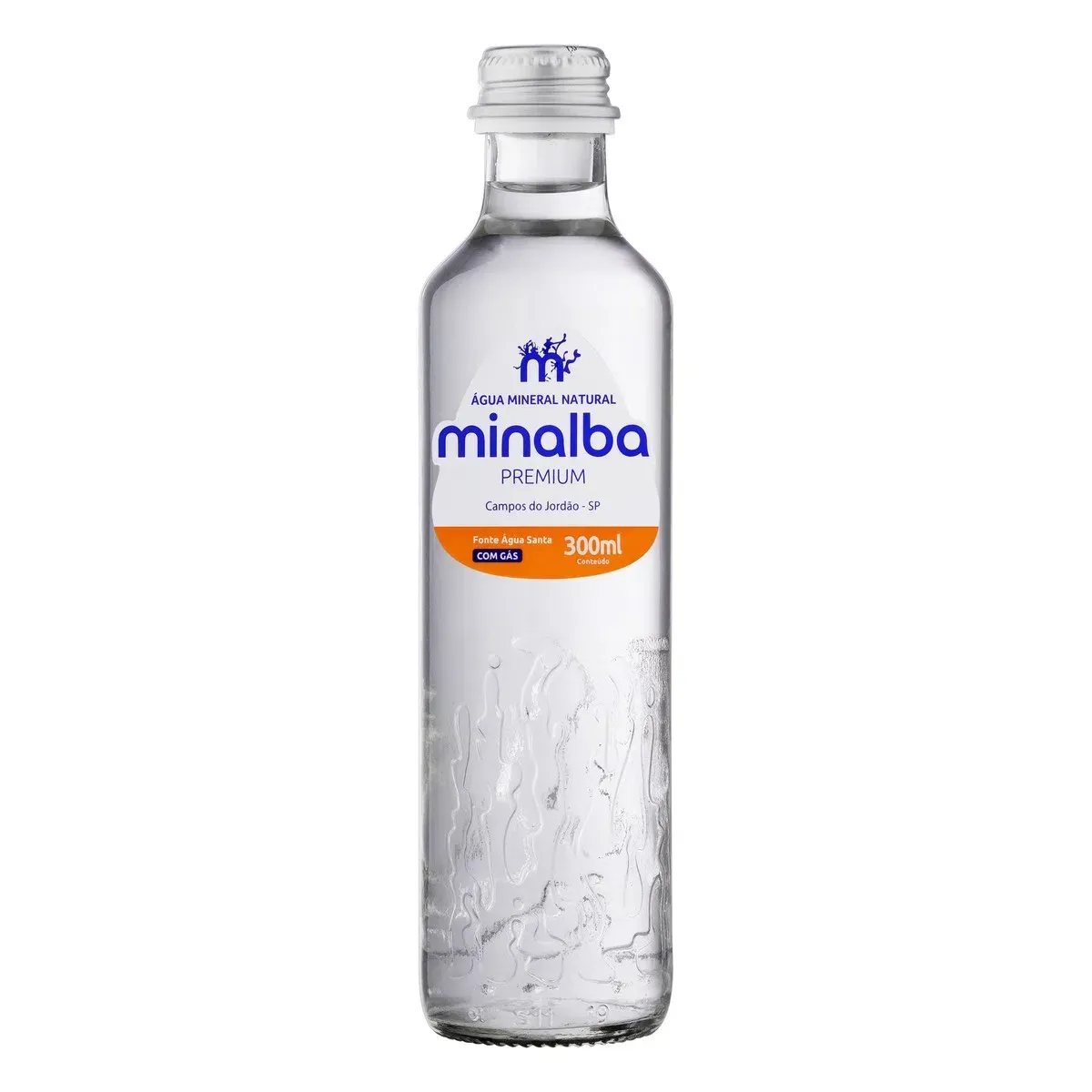 Água Mineral com Gás Minalba 300ML