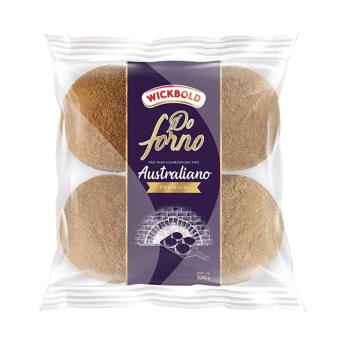 Pão Hambúrguer Australiano sem Wickbold 320G
