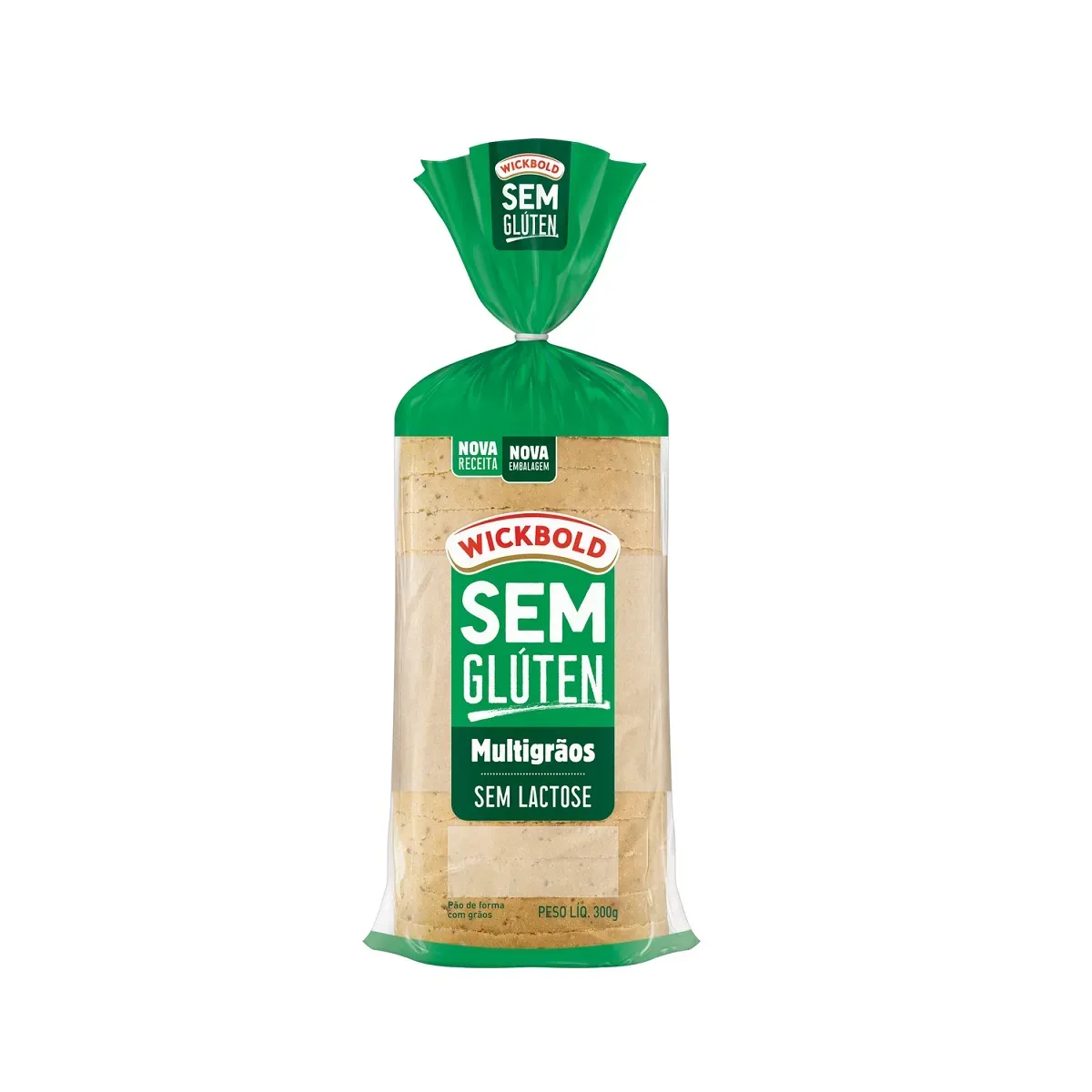 Pão Forma Multigrãos sem Glúten sem Wickbold 300G