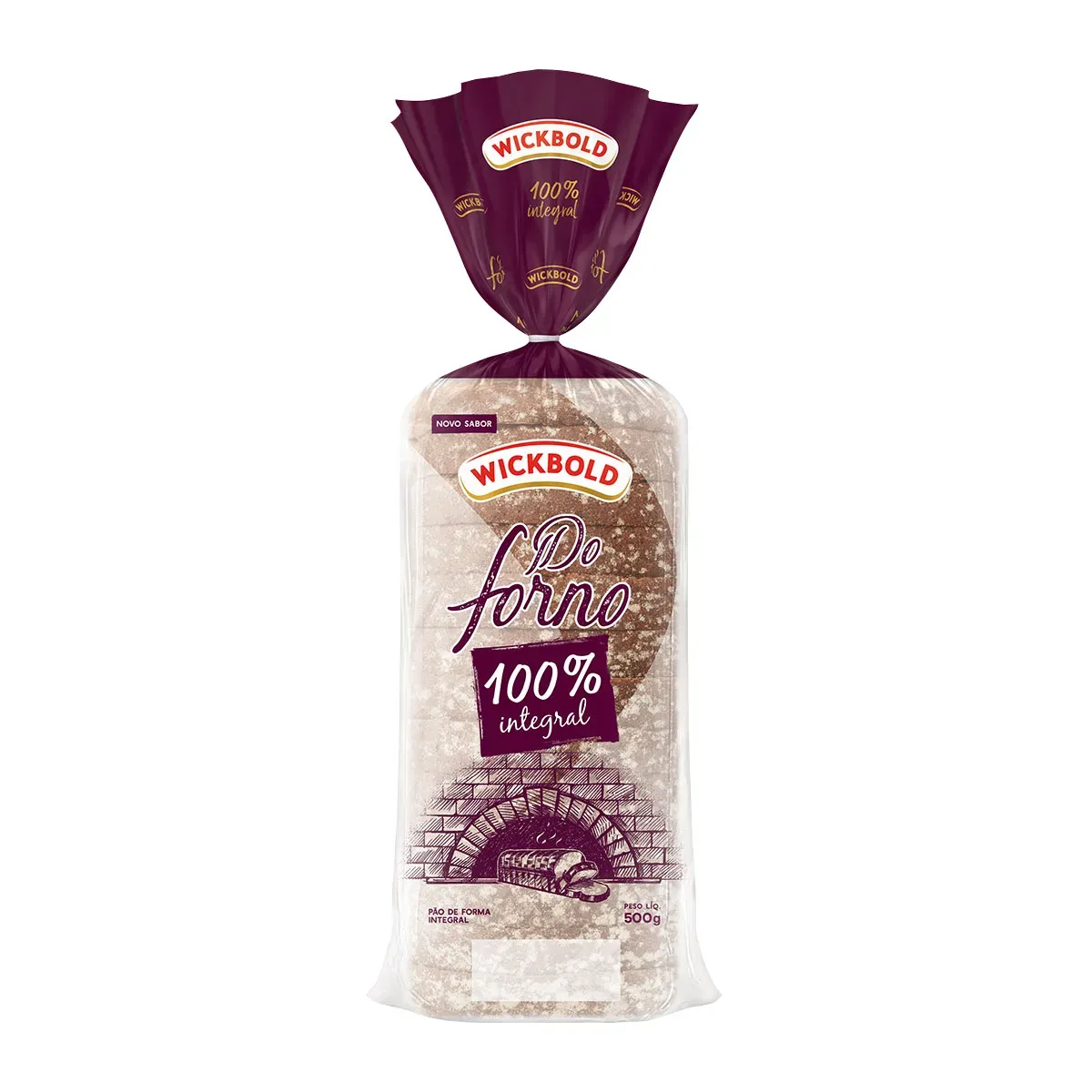 Pão de Forma Integral Do Forno Wickbold 500G