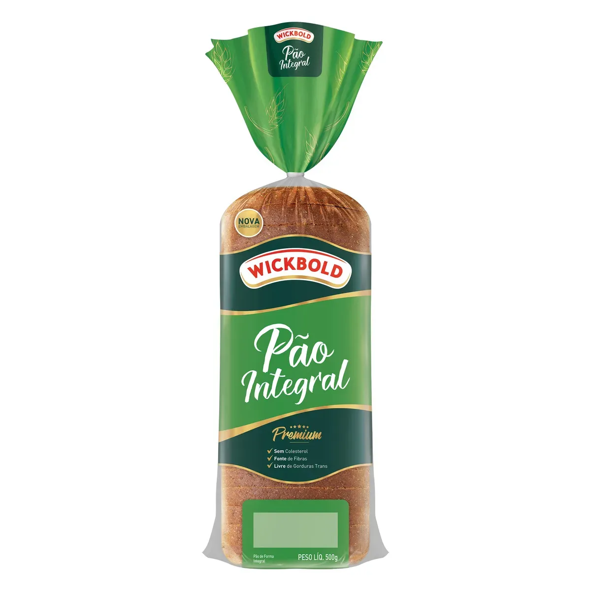 Pão de Forma Integral Wickbold 500G