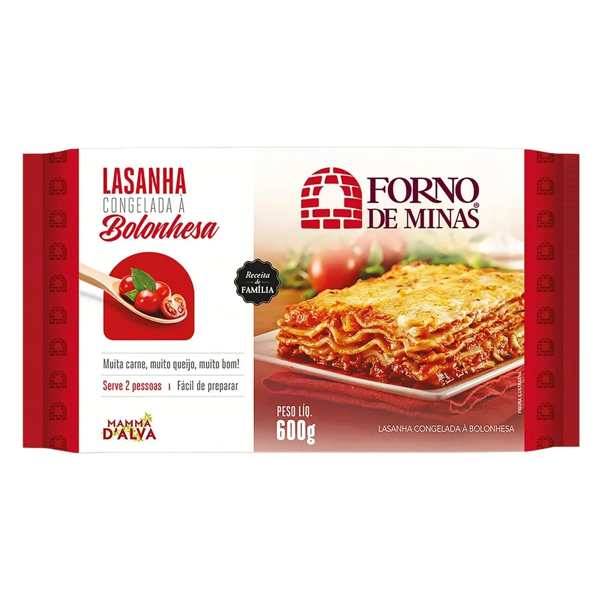 Lasanha Bolonhesa Forno de Minas 600G