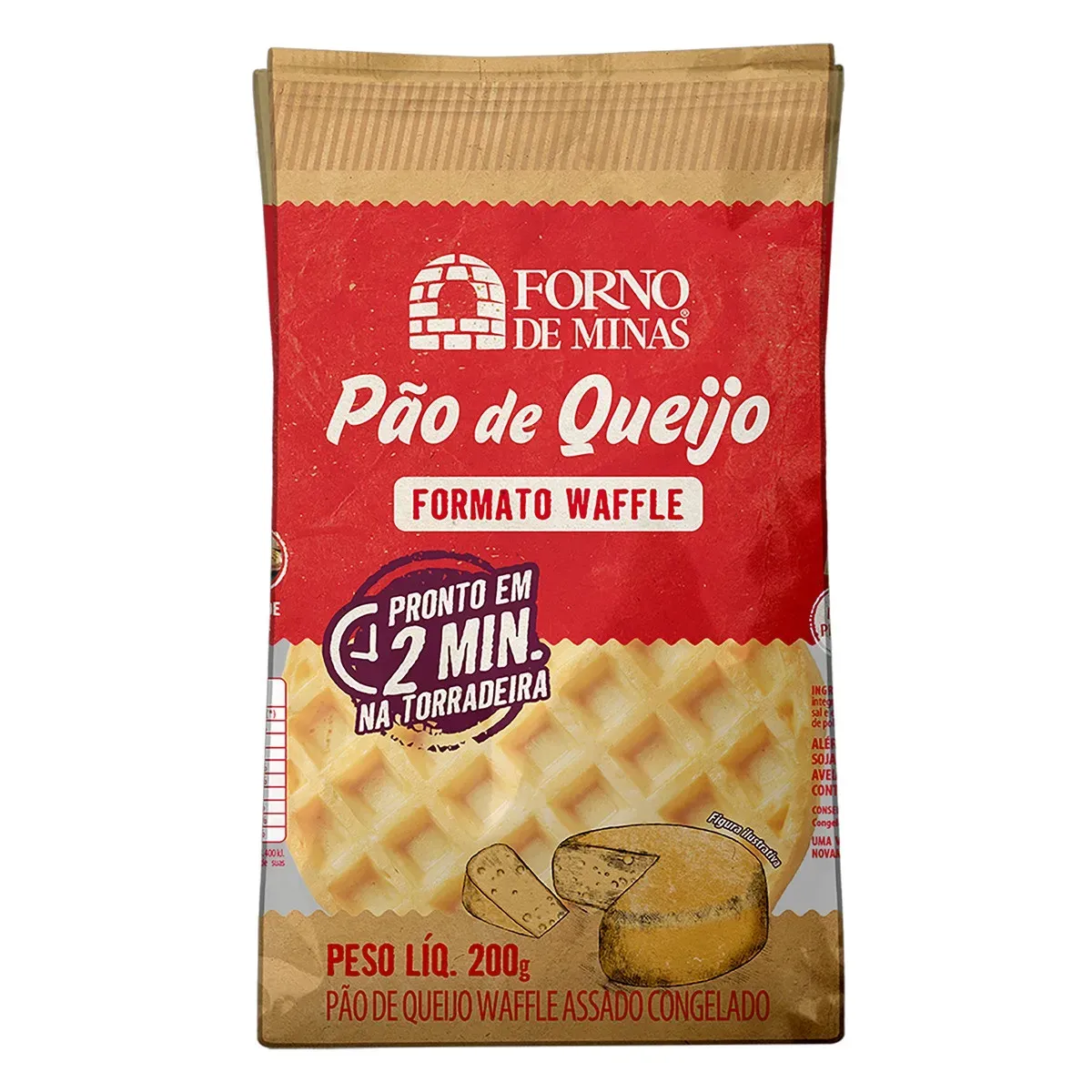 Pão de Queijo Waffle Forno de Minas 200G