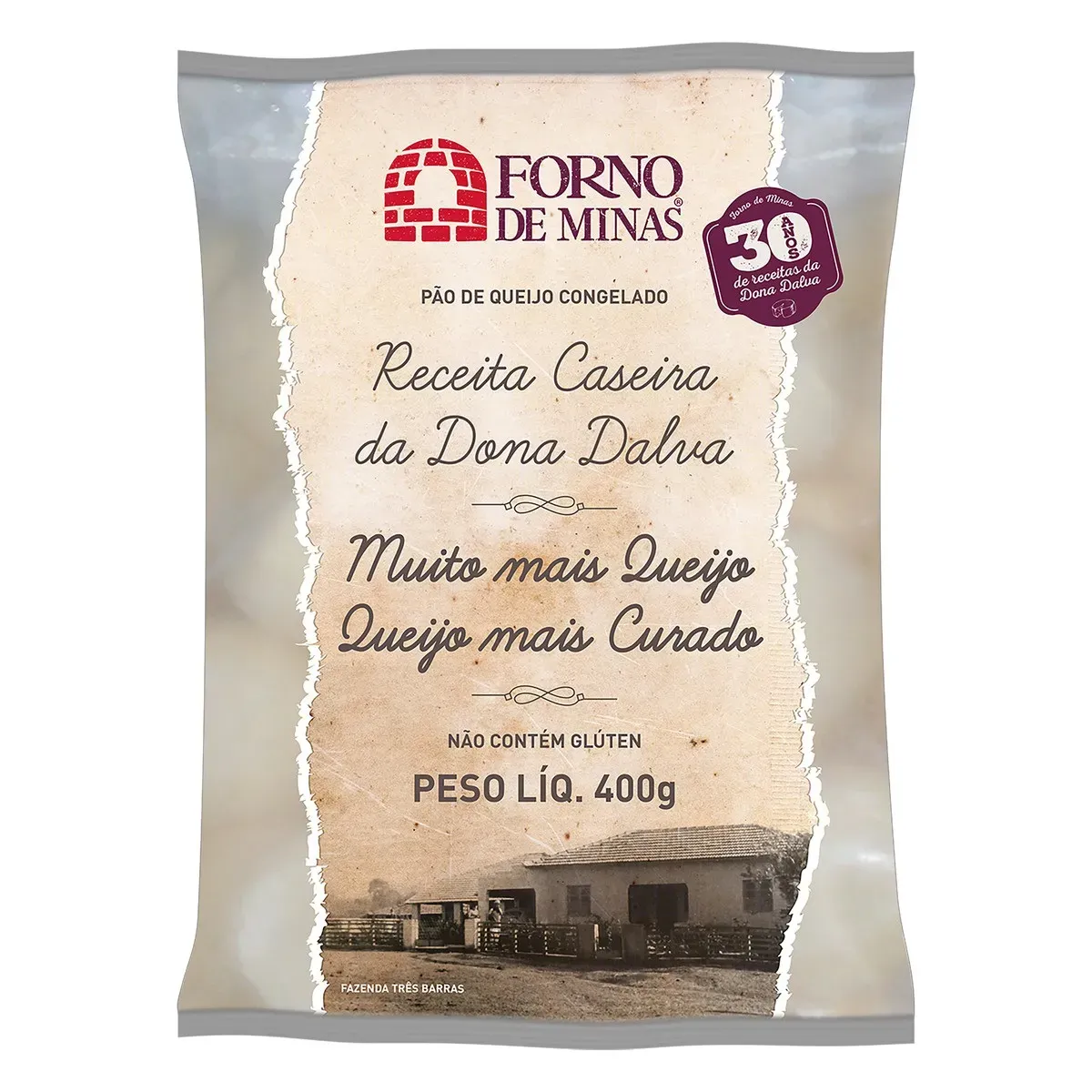 Pão de Queijo Forno de Minas 30 Anos 400G