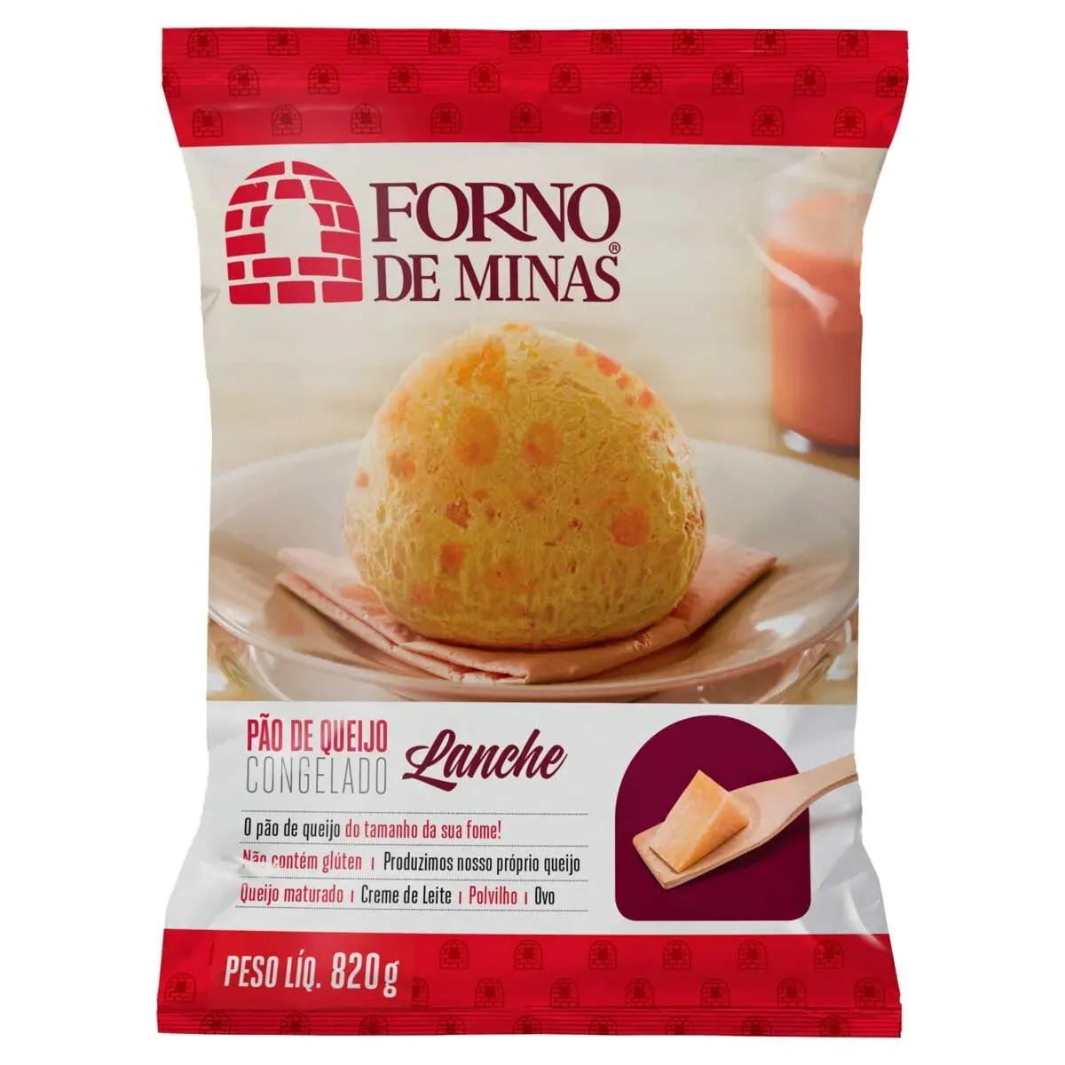 Pão de Queijo Lanche Forno de Minas 820G