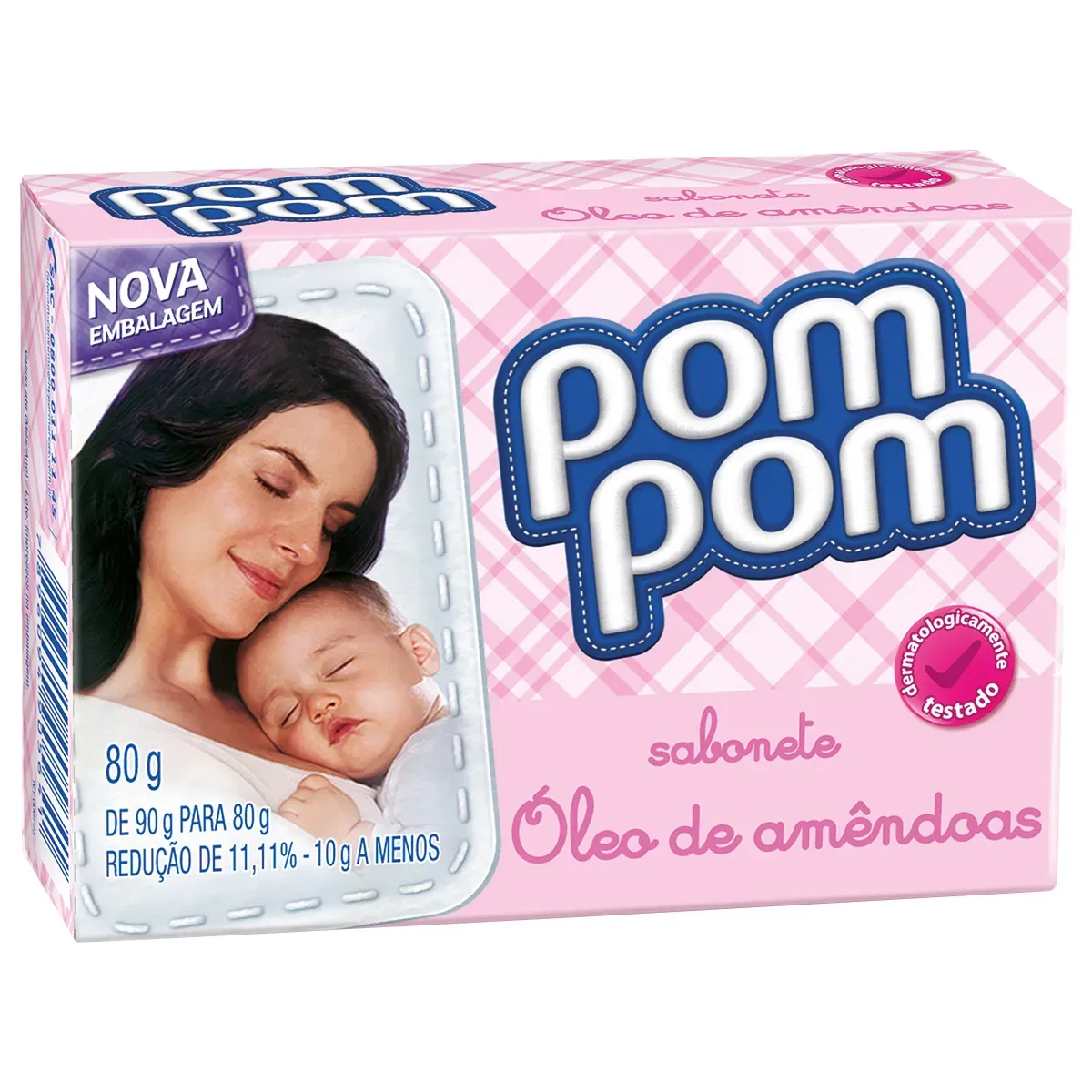 Sabonete para Bebê Pom Óleo de Amêndoas 80G