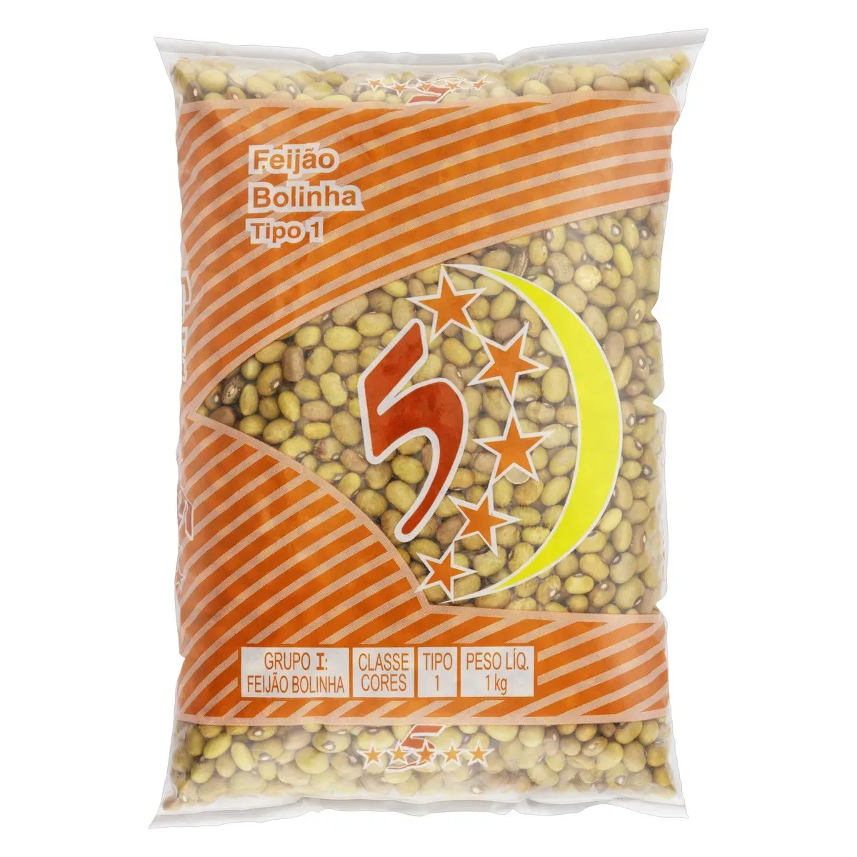 Feijão Bolinha 5 Estrelas 1KG