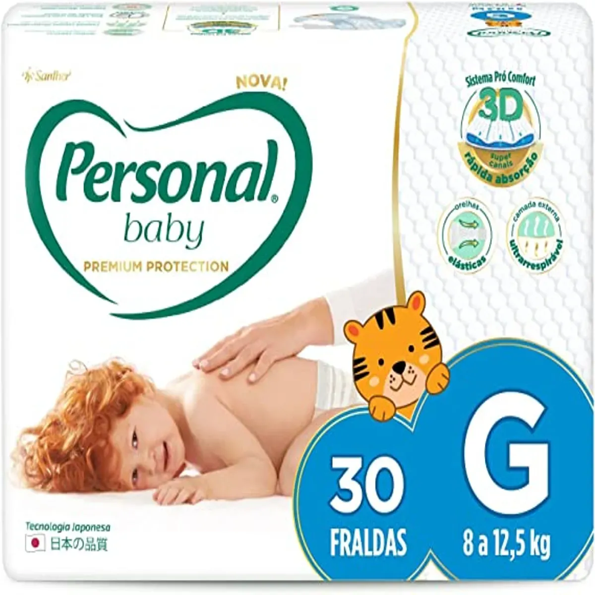 Fralda Descartável Baby Premiun G Personal 30UN