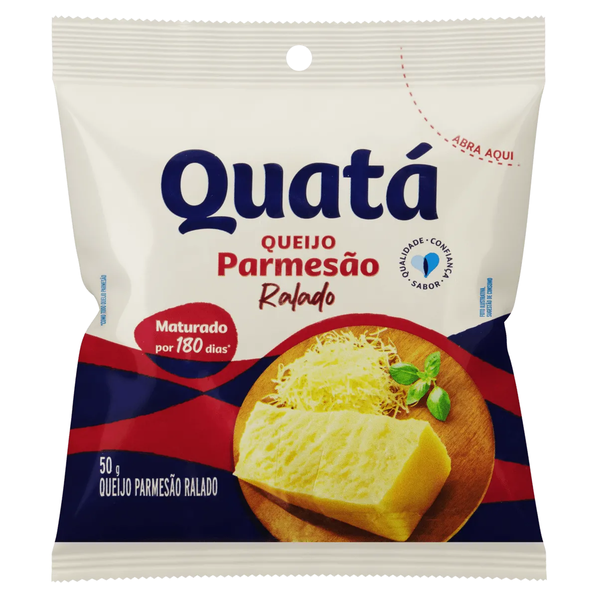 Queijo Parmesão Ralado Quatá 50G
