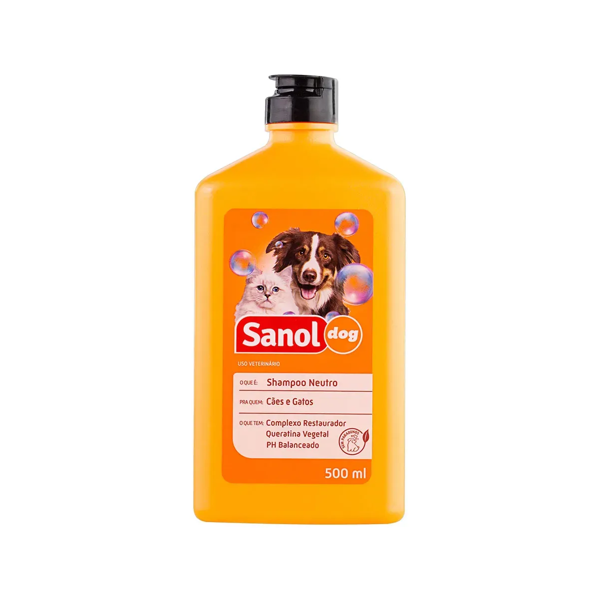 Shampoo Uso Veterinário Neutro Sanol Dog 500ML