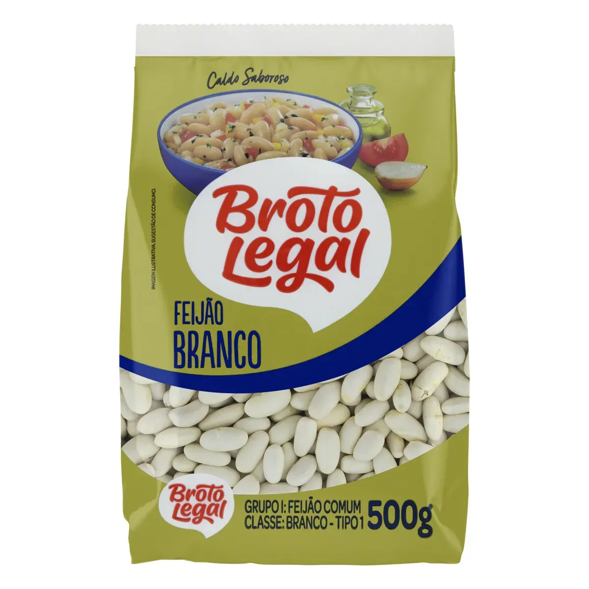 Feijão Branco Broto Legal 500G