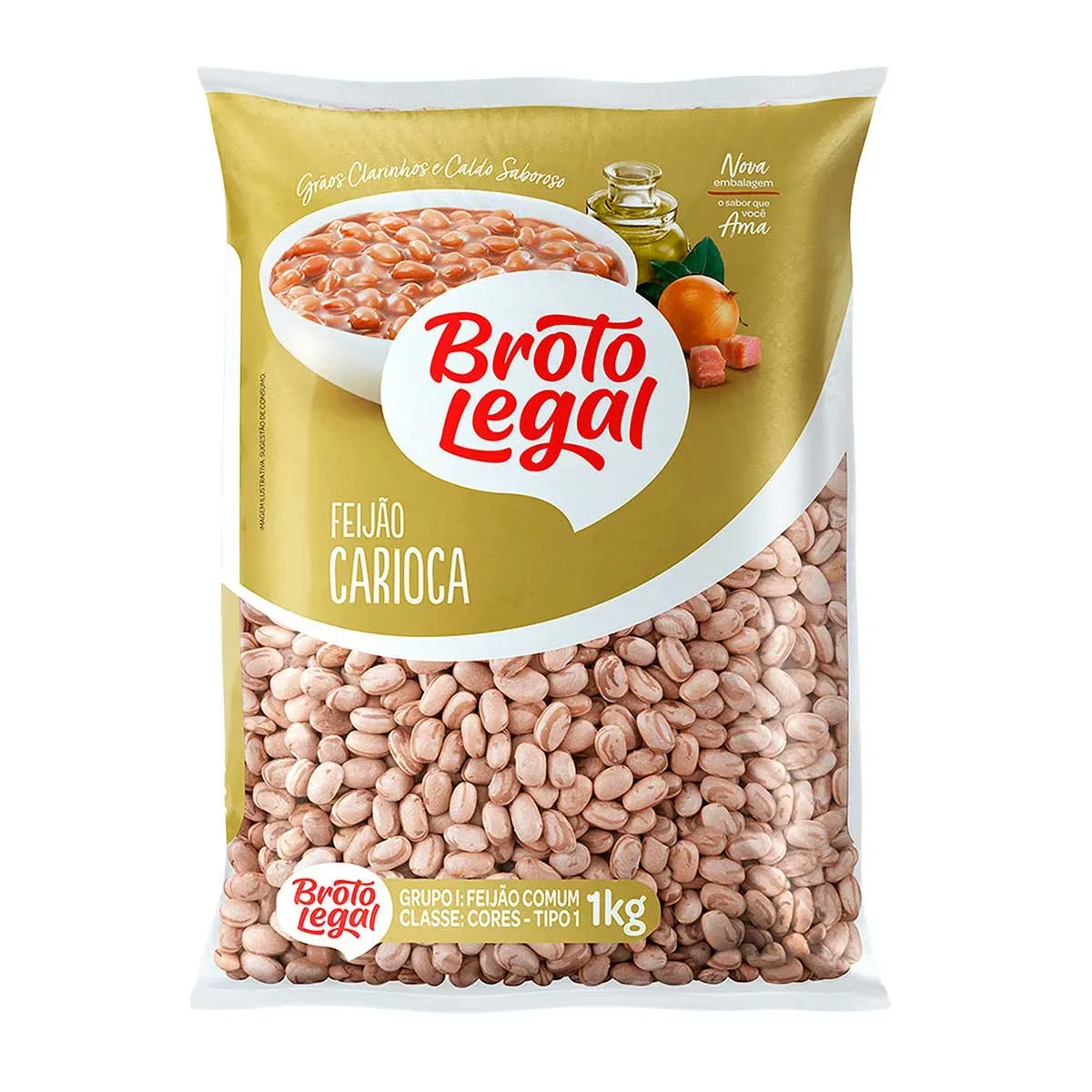Feijão Carioca Broto Legal 1KG