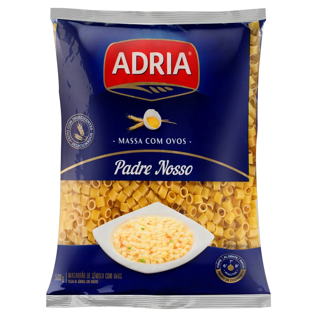 Macarrão de Sêmola com Ovos Padre Nosso Adria 500G