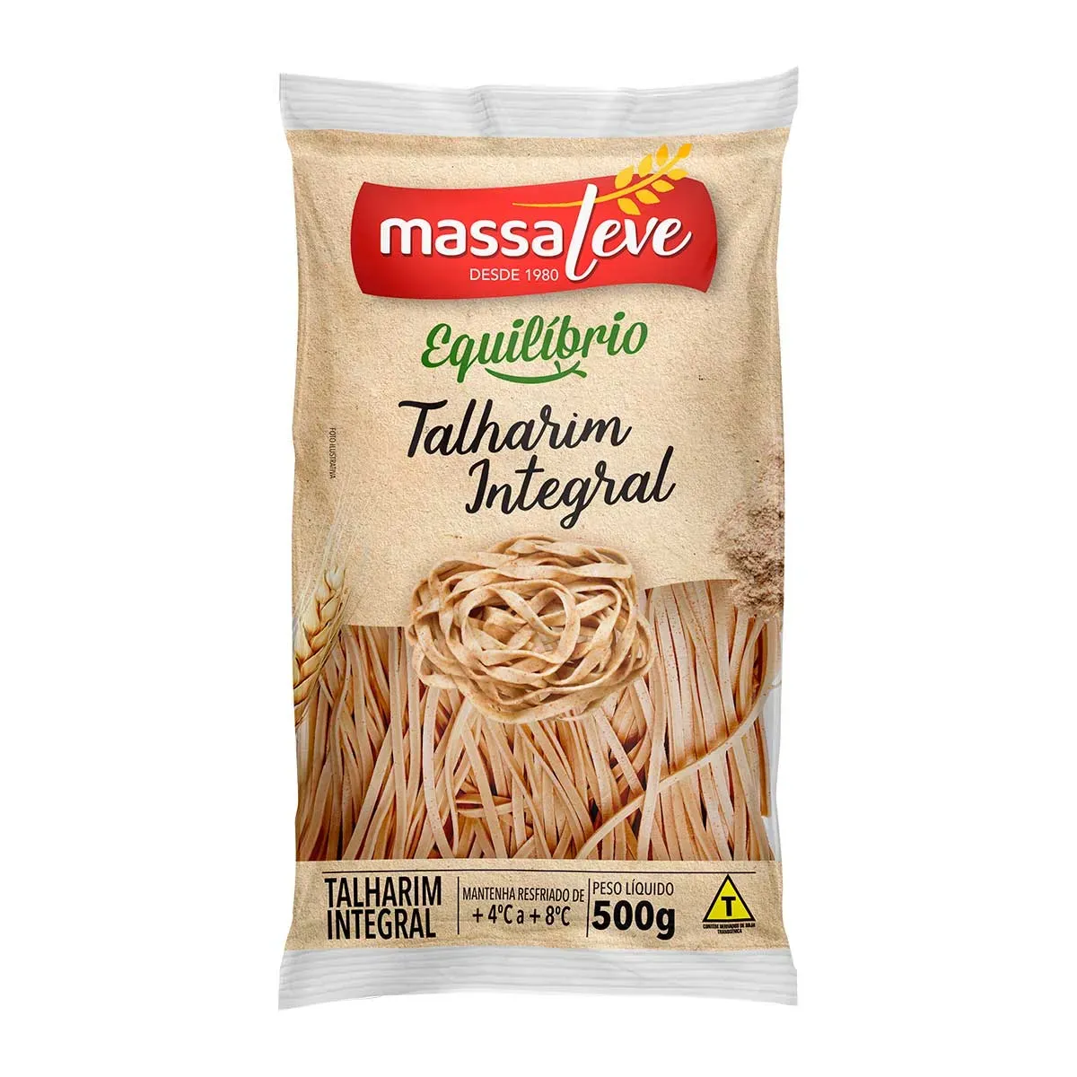 Macarrão Talharim Integral Fresca Massa Leve 500G