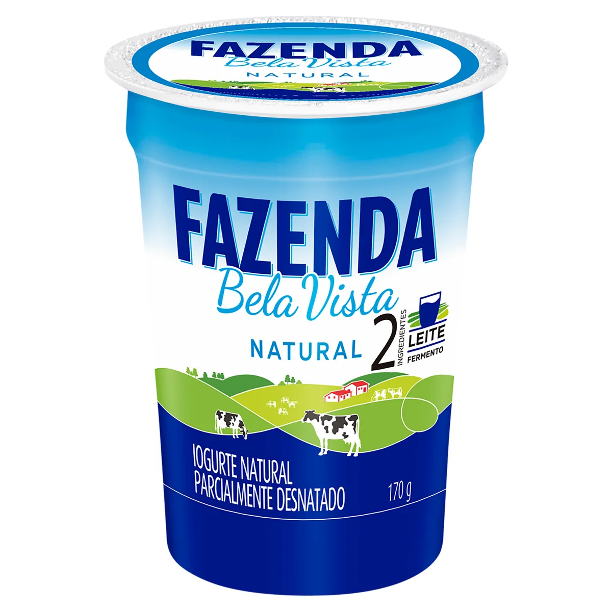 Iogurte Semidesnatado Fazenda Bela Vista 170G