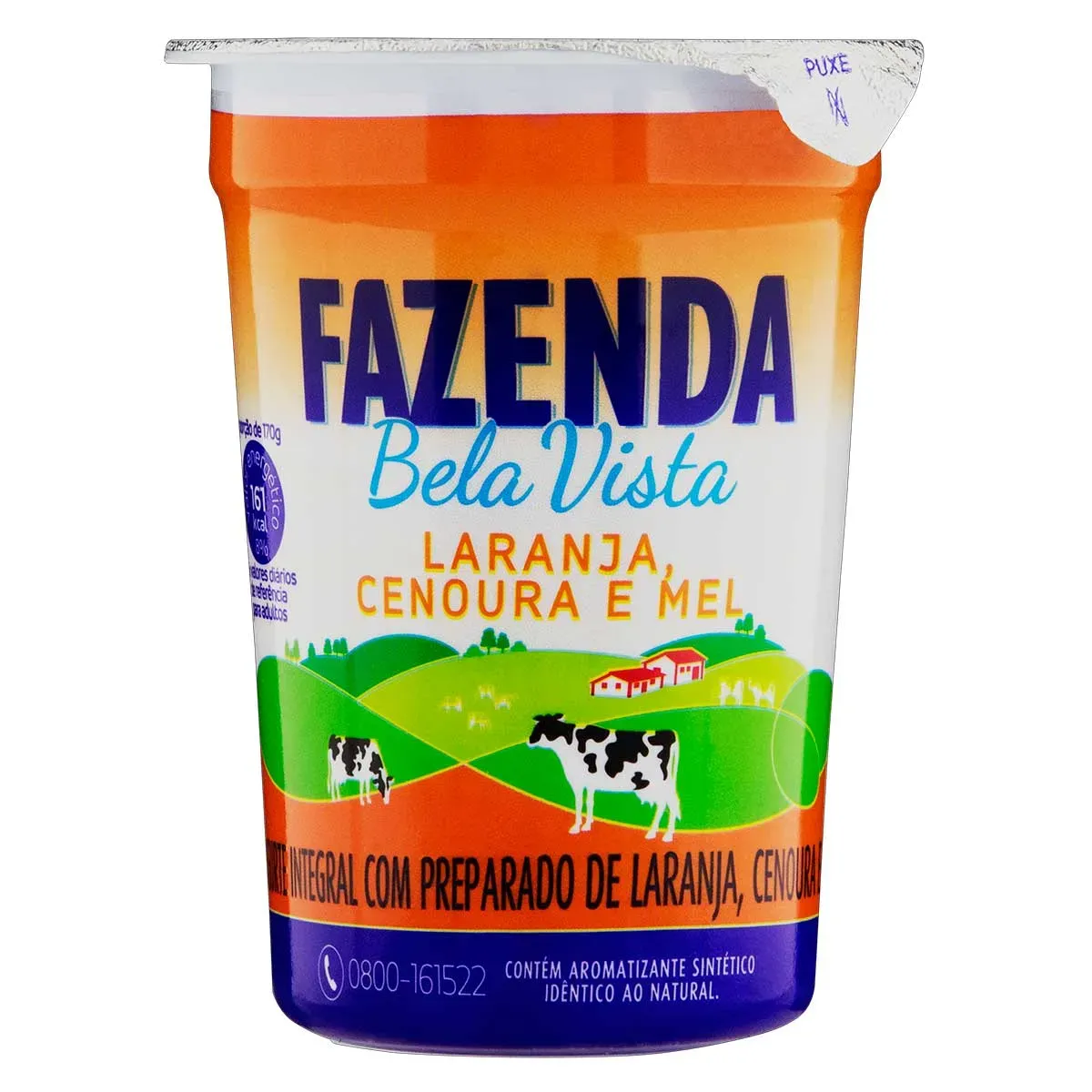 Iogurte Integral Fazenda Laranja Bela Vista 170G