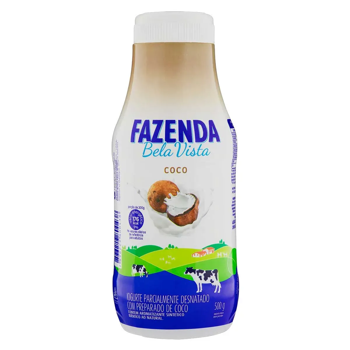 Iogurte Semidesnatado Coco Fazenda Bela Vista 500G