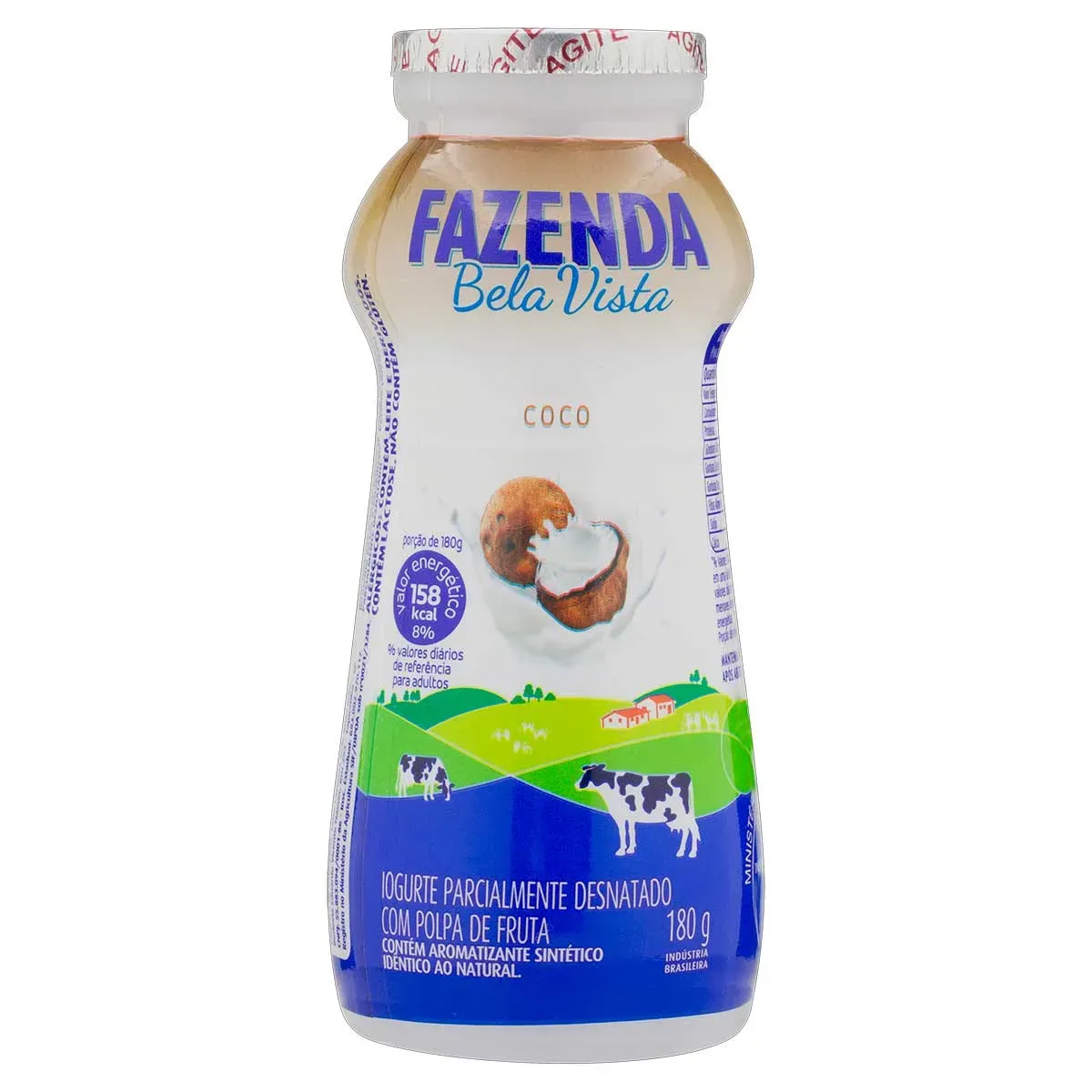 Iogurte Semidesnatado Fazenda Coco Bela Vista 180G