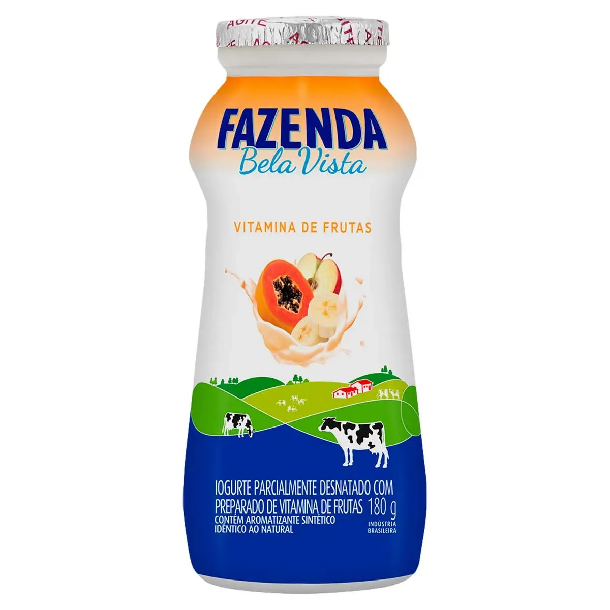 Iogurte Semidesnatado Vitamina Bela Vista 180G