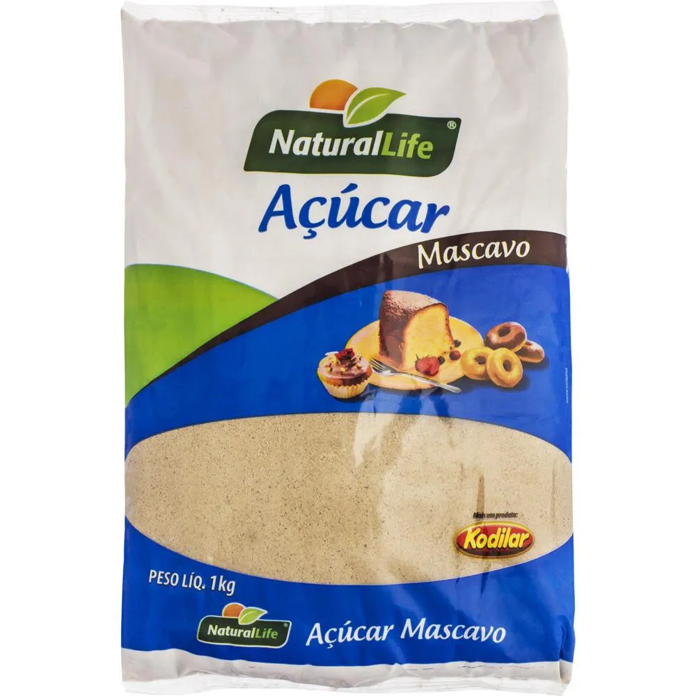 Açúcar Mascavo Natural Life 1KG