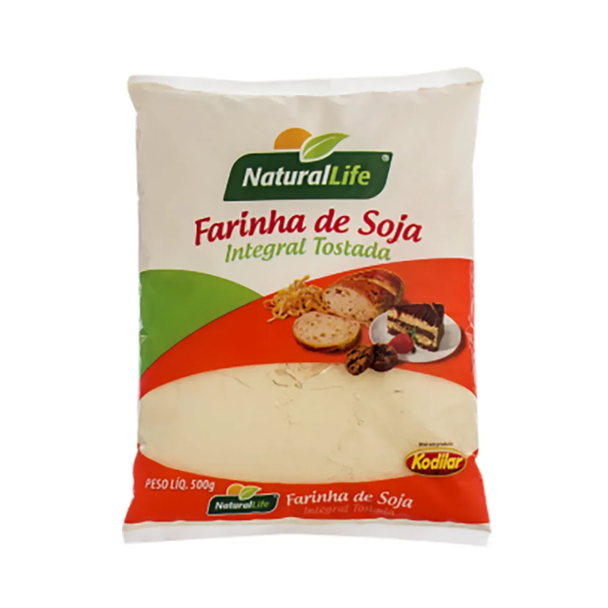 Farinha de Soja Integral Tostada Natural Life 500G