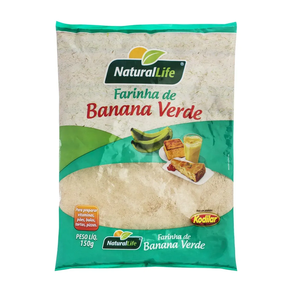 Farinha de Banana Verde Kodilar Natural Life 150G