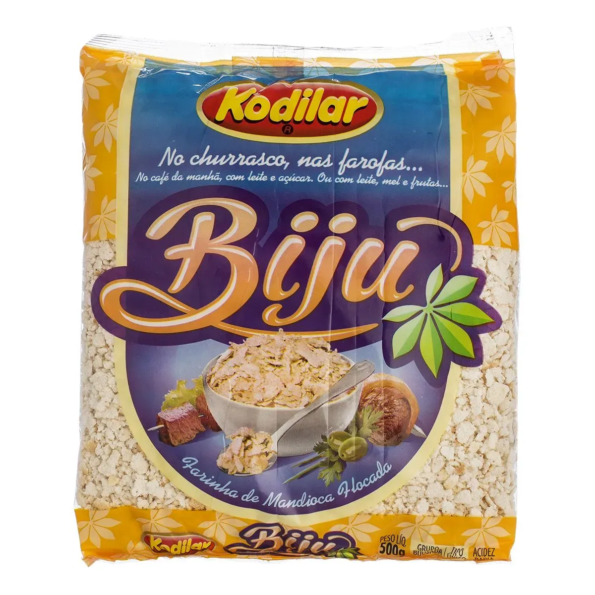 Farinha de Mandioca em Flocos Biju Kodilar 500G