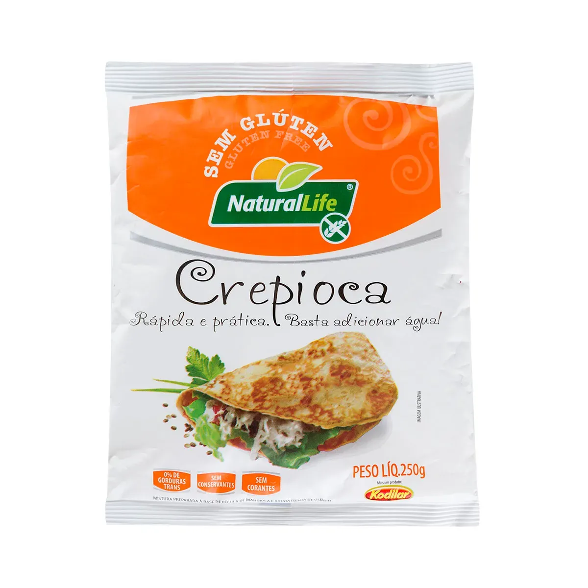 Mistura Crepioca Sem Glúten Natural Life 250G