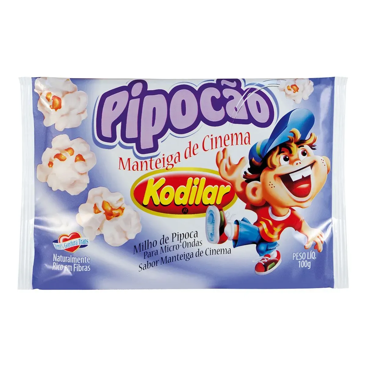 Milho Pipoca Micro-ondas Manteiga Kodilar 100G