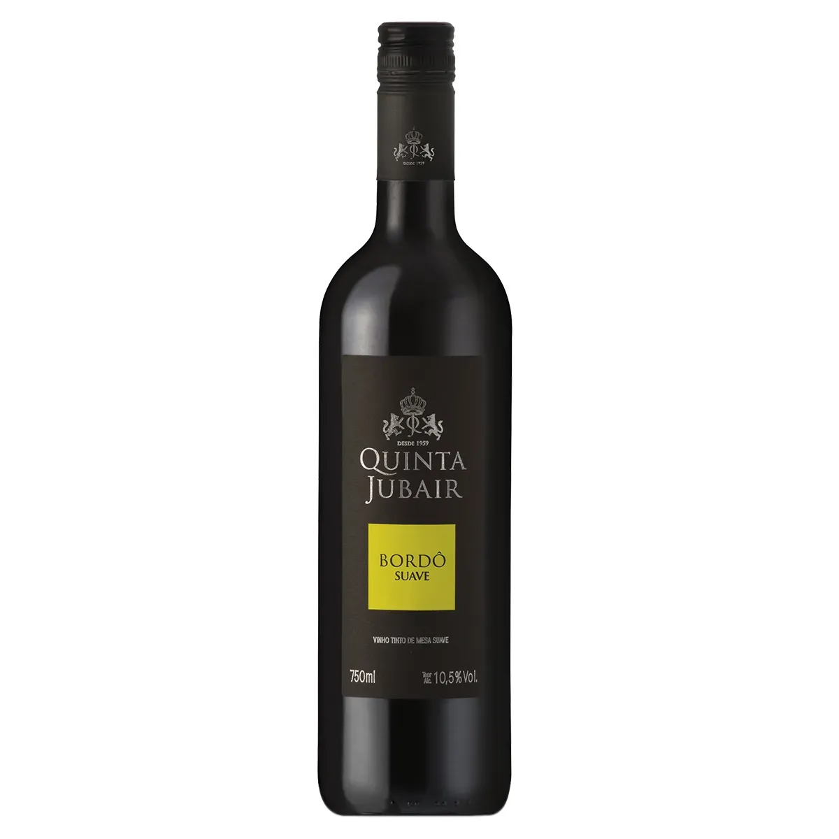 Vinho Tinto Suave Quinta Jubair Bordô 750ML