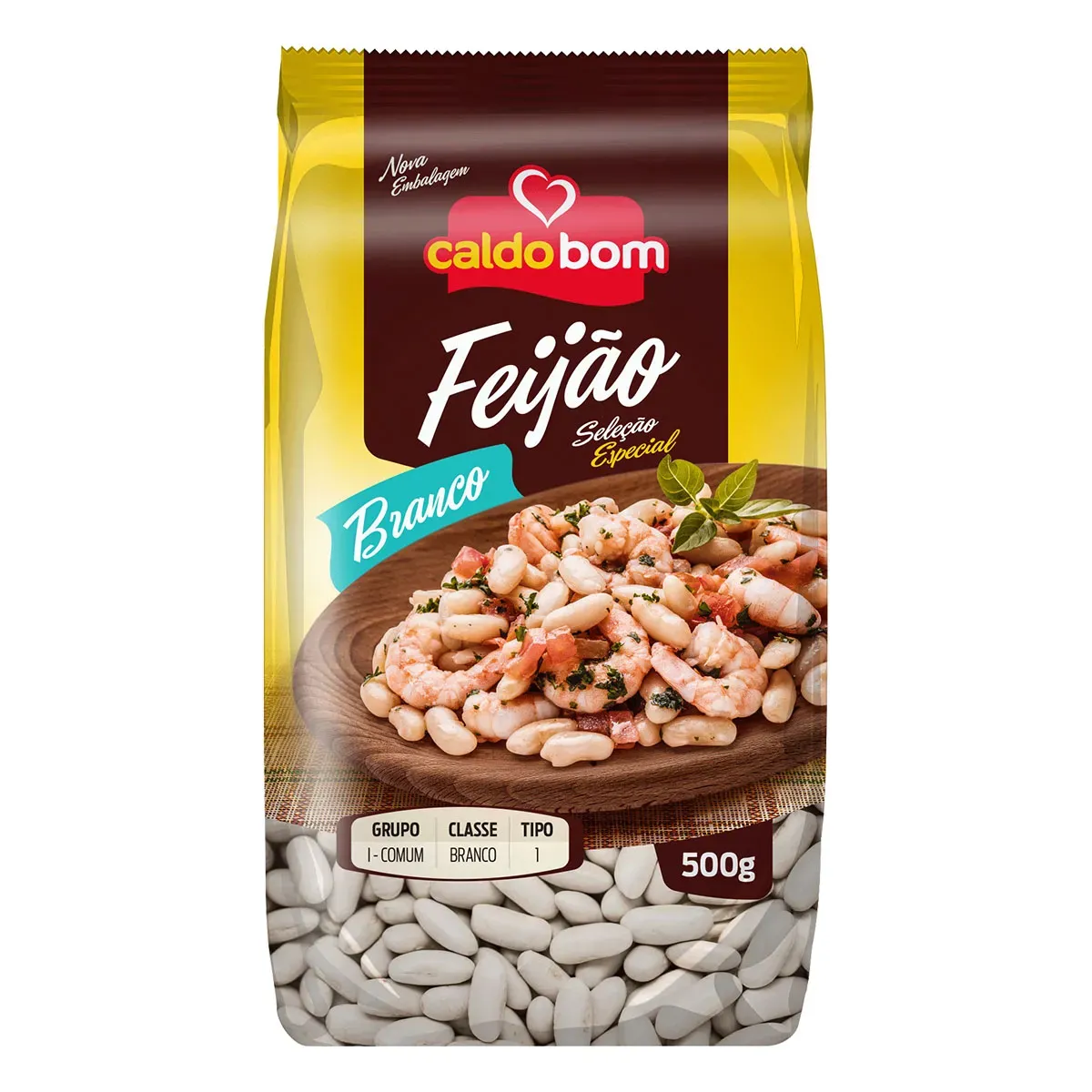 Feijão Branco Caldo Bom Gourmet 500G