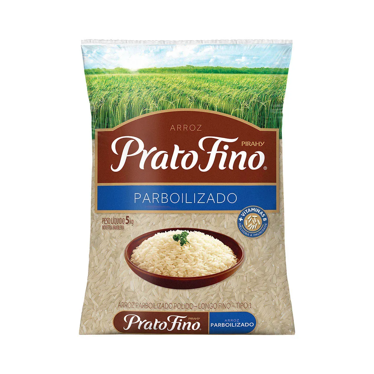 Arroz Parboilizado Prato Fino 5KG