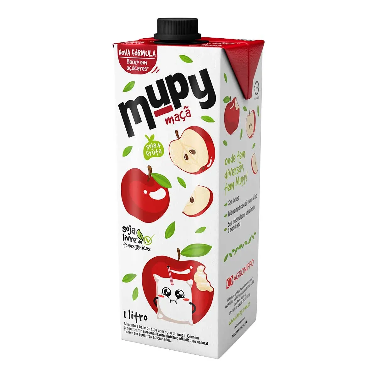 Bebida à Base de Soja Maçã 1L
