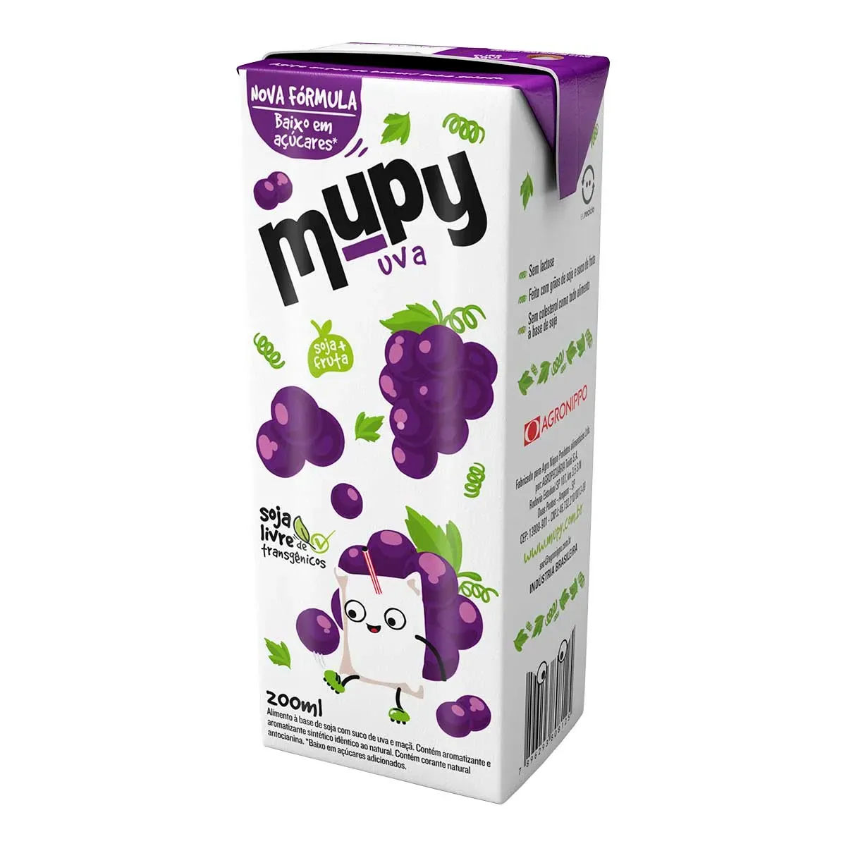 Bebida à Base de Soja Uva 200ML
