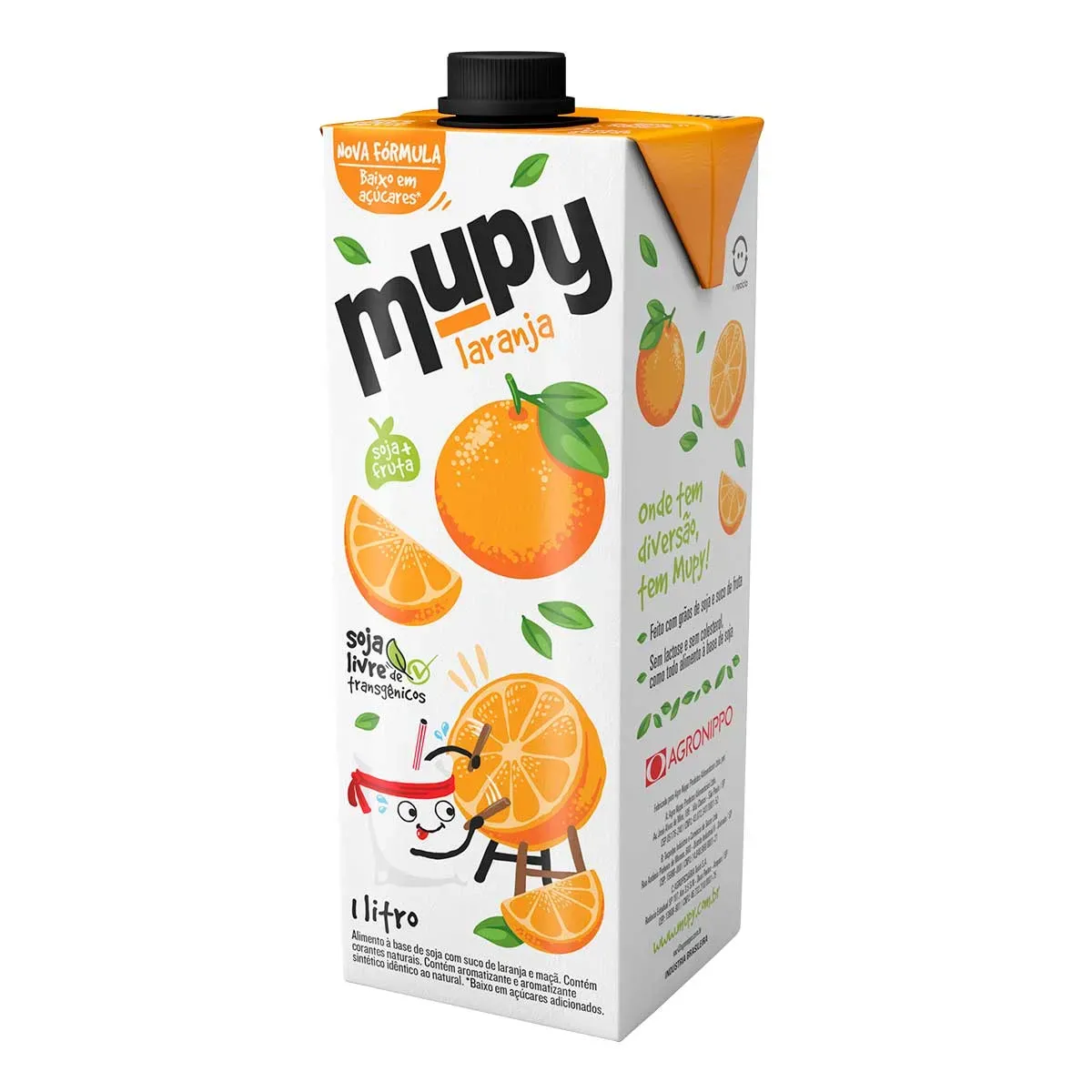 Bebida à Base de Soja Laranja 1L
