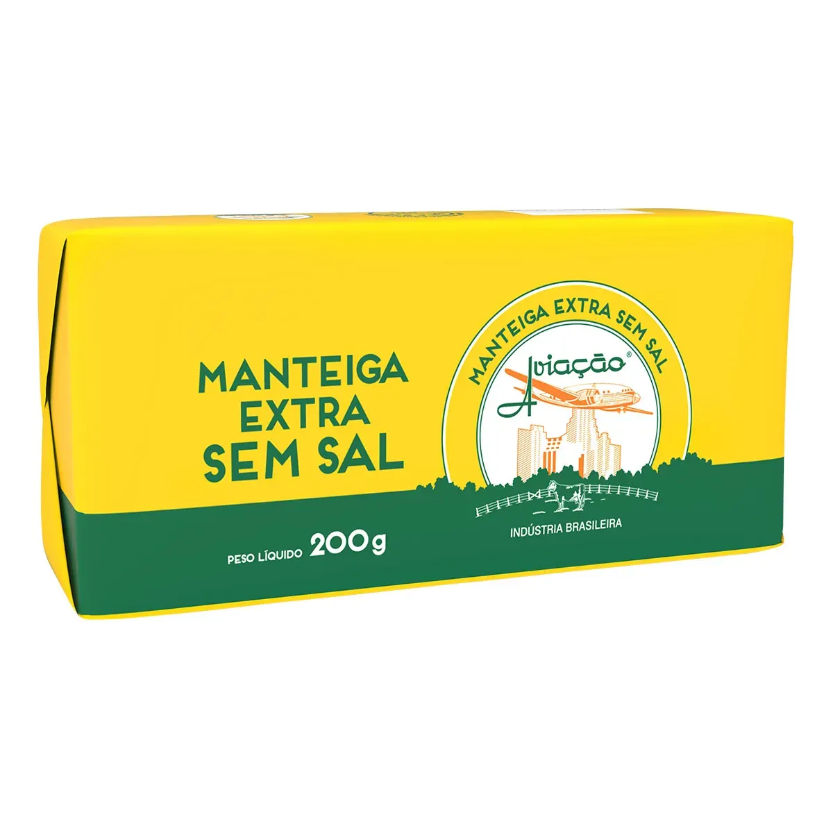 Manteiga sem Sal Aviação Barra 200G