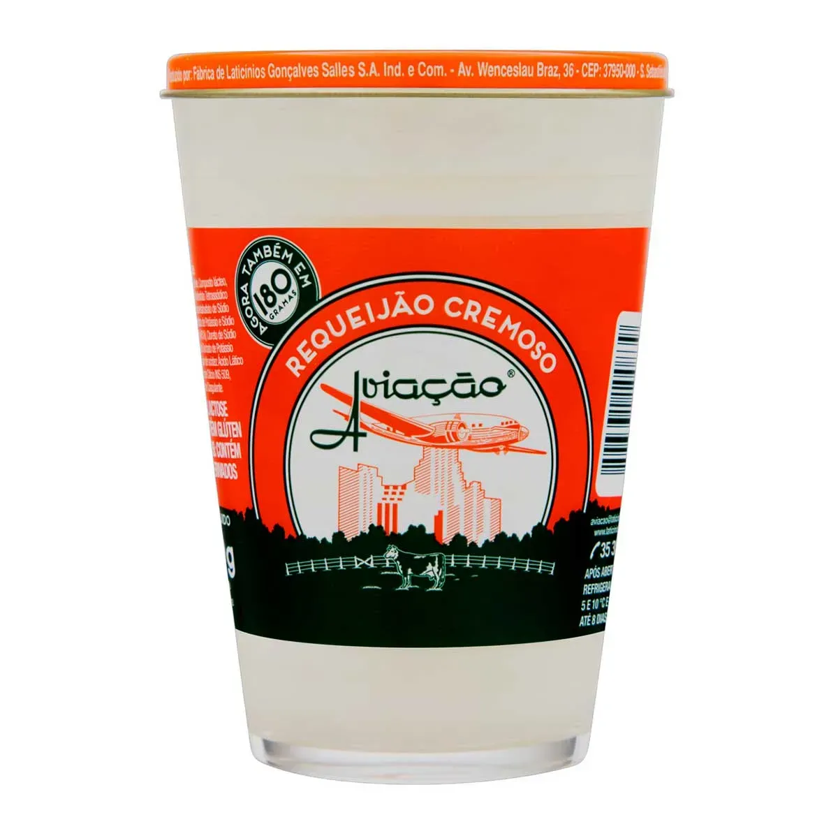 Requeijão Cremoso Aviação Copo 180G
