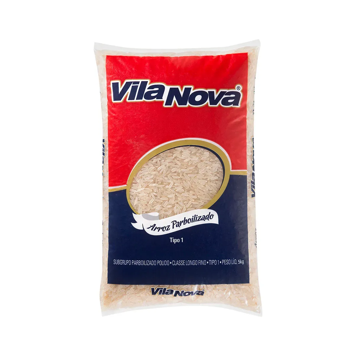 Arroz Parboilizado Polido Vila Nova 5KG