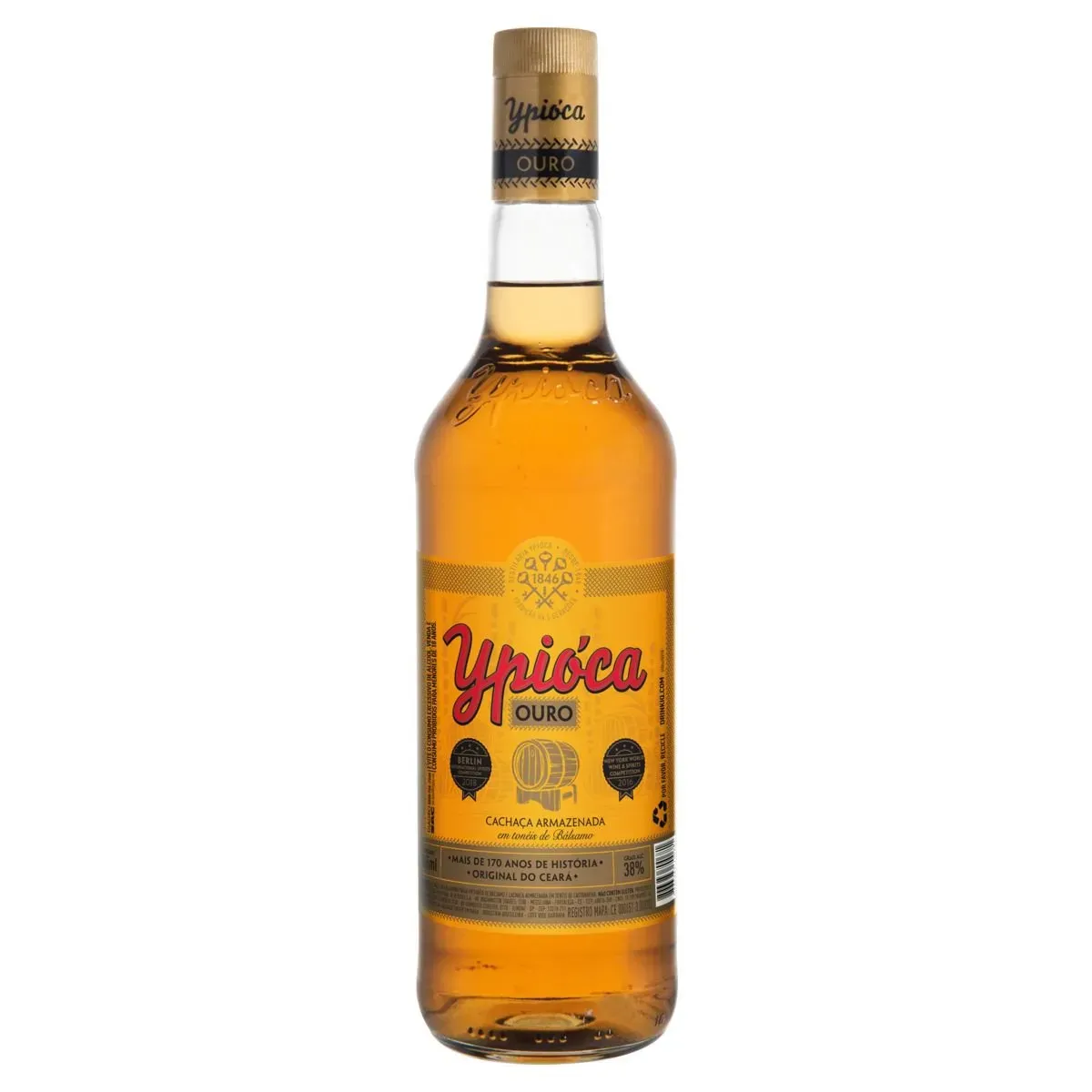 Cachaça Ypióca Conta Gota Ouro 965ML