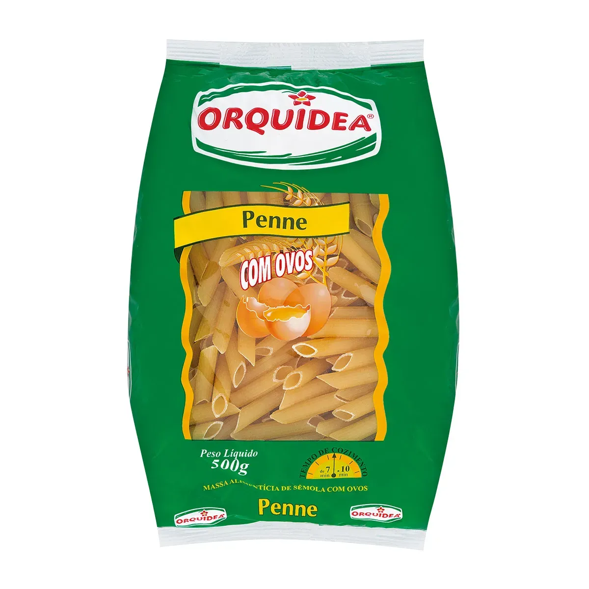 Macarrão Penne Orquídea Sêmola com Ovos 500G
