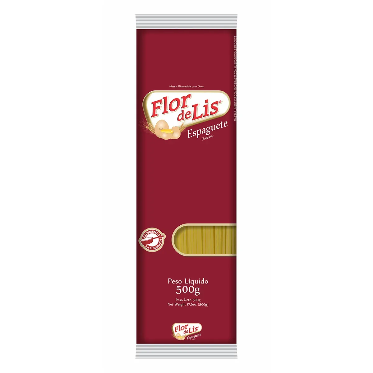 Massa Espaguete com Ovos Flor de Lis 500G
