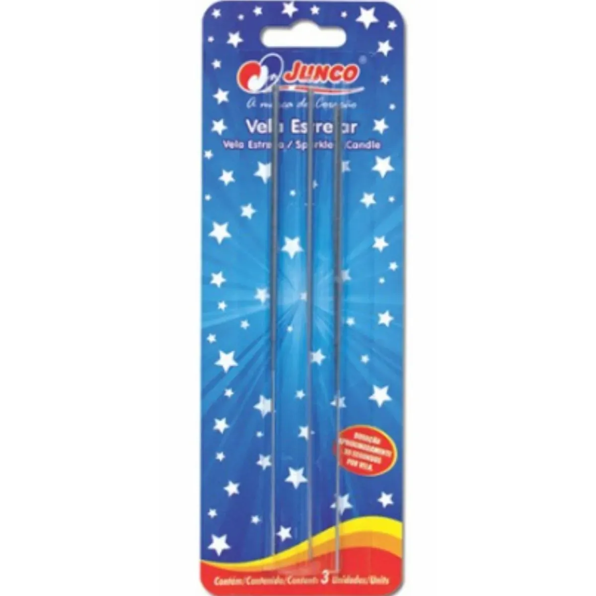 Vela de Aniversário Estrelar 3UN