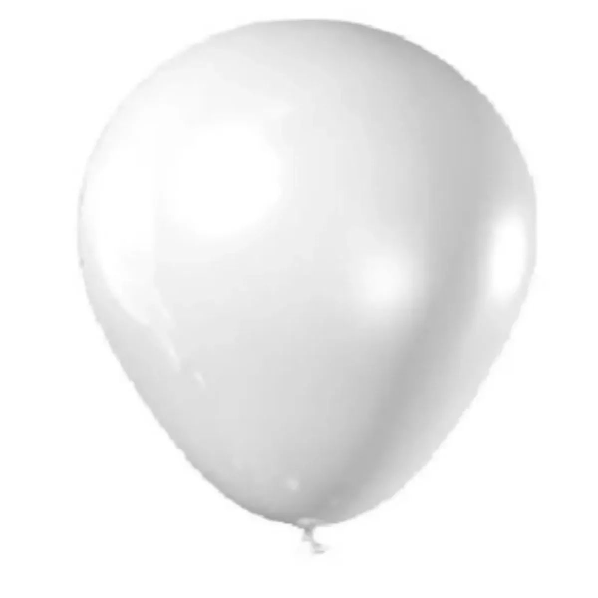 Balão Em Latex Liso Número 70 Branco Junco 50UN